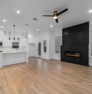 Kitchen and Living room